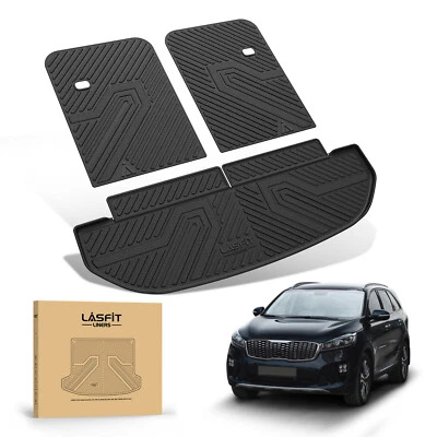 Cargo Mat for Kia Sorento 2016-2020 7 Seats Anti-slip Trunk Liner with Seatback Foto 1 de 4