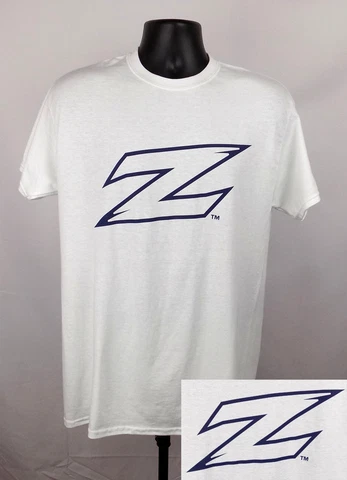 Akron Zips Shirt Unisex Medium White Graphic Z Logo Adult Men & Women New ST124 Cover