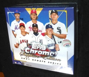 2021 Topps Chrome Sapphire Update Series Baseball Factory Sealed Box - Picture 1 of 1