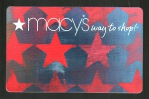 MACY'S Red Stars on a Field of Blue ( 2006 ) Gift Card ( $0 ) - Picture 1 of 2