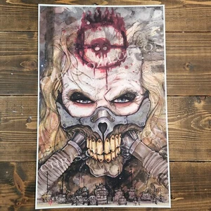 Película Immortan Joe Mad Max Furia Carretera 11x17 Impresión Firmado Artista Chris Oz Fulton - Imagen 1 de 2
