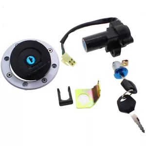 Interruptor de encendido eléctrico Fit Suzuki GS500 2005-2010 tapa de gas bloqueos de cubierta con teclas - Imagen 1 de 5