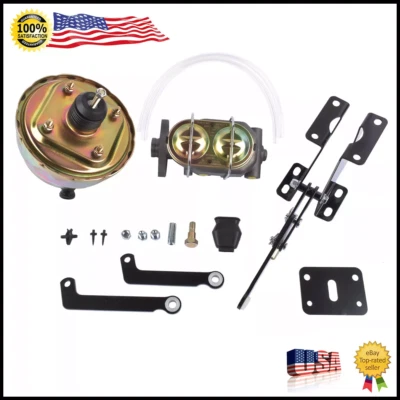 Kit de conversión de refuerzo de freno de doble potencia de 8" para carrocería 62-74 A B E Chrysler Dodge Foto 1 de 4