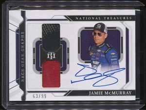 #/99 2022 National Treasures Racing Jamie McMurray Dual Relic Auto Autograph - Picture 1 of 2