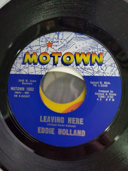 scan of Northern  Sweet Soul Eddie Holland On The Great Motown Label 1052