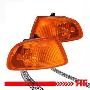 EG EJ FOR 92-95 Honda Civic 2/3 Door Hatch Coupe Frosted Amber Corner - Picture 1 of 2