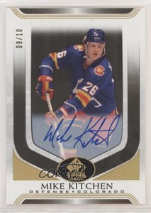 2020-21 Upper Deck SP Signature Edition Legends Black /10 Mike Kitchen #226 Auto