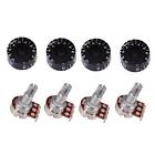 Guitar Speed Control Knobs and 18mm Long Shaft Potentiometer 500K Black
