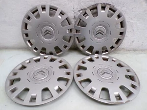 4x Radkappe Radblende Radzierblende 15 Zoll 9650011880 Citroen C4 "F87835" - Picture 1 of 7