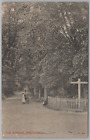 Wroxham Village The Avenue Norfolk Postkarte Poststempel 1905 Edwardian