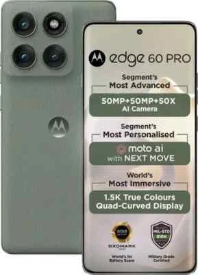MOTOROLA Moto Edge 60 Pro 5G-Factory Unlocked Dual SIM-8GB 256GB-Pantone Shadow - Image 1 of 4
