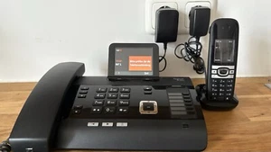 Siemens Gigaset DL500A + Mobilteil C610H für Homeoffice in TOP ZUSTAND, wie NEU - Zdjęcie 1 z 7