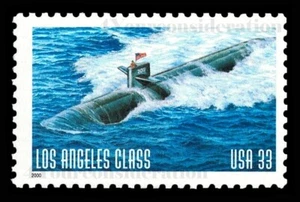 2000 Scott #3372 - .33¢ Los Angeles Class Submarine - VF-MNH-OG Pane Single - Picture 1 of 1