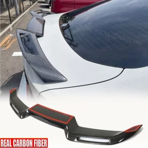 REAL CARBON Rear Trunk Spoiler Boot Wing For BMW G22 430i M440i G82 M4 2021-2024 - Bild 1 von 9