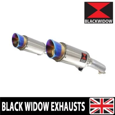 VTR1000F SC36 Firestorm / Superhawk FV-F6 97-06 Twin Exhaust Silencer Kit SL20R - Image 1 of 4