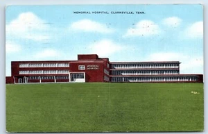 Memorial Hospital in Clarksville Tennessee um 1945 Postkarte - Bild 1 von 2