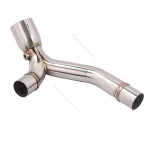 For Suzuki GSXR1000 2009-2011 Exhaust Tips Motorcycle Mid Pipe Stainless Steel - Picture 1 of 5