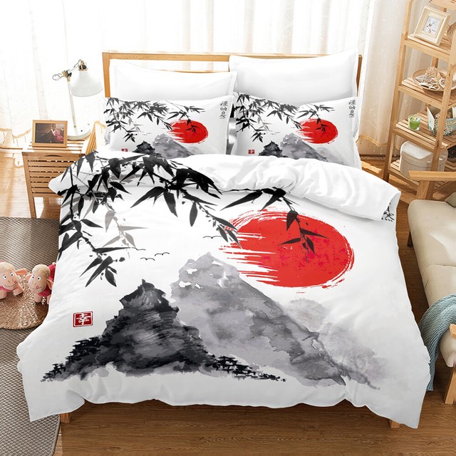 Japanese Inspired Bedding