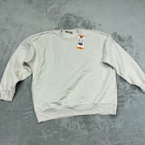 Tuff Athletics Matte Pearl XXL Crewneck Sweatshirt Recycled Cotton NWT 6464 - Picture 1 of 8