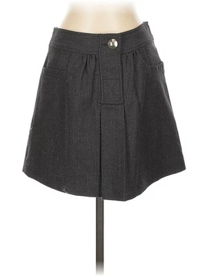 Tibi Women Gray Wool Skirt 2 - Image 1 of 2