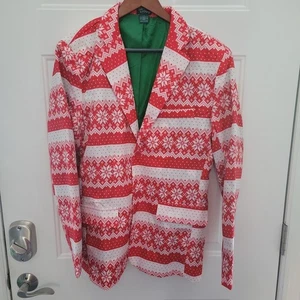 Life of the Party Hombres LUZ-UP Navidad Chaqueta Deportiva Vacaciones Talla Med -Ver VIDEO - Imagen 1 de 13