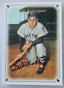 Autograph Bobby Doerr Boston Red Sox MLB Baseball Card Signed HOFer - Picture 1 of 1