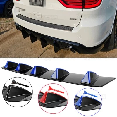 Difusor trasero parachoques aleta de tiburón alerón labio para Dodge Durango 2011-2025 Foto 1 de 4