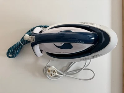 Tefal Express Compact Sv7110 Dampfbügelstation Bügeleisen Blau Weiß - Bild 1 von 4