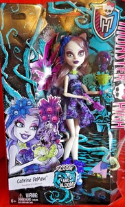MONSTER HIGH CATRINE DEMEW GLOOM & BLOOM ** NIB ** 2014 - Picture 1 of 5
