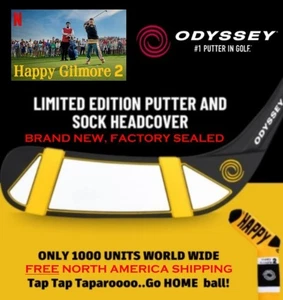 ODYSSEY - Happy Gilmore 2  - Hockey Stick Putter Limited Edition - Free SHIPPING - Picture 1 of 7