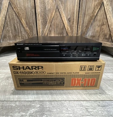 Vintage 1985 Sharp DX-110 Compact Disc Digital Audio Player - Powers On - Image 1 of 4