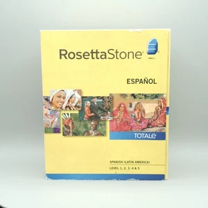 Rosetta Stone Spanish Latin America Level 1‑5 Set Version 4 DVD PC Mac - Picture 1 of 11