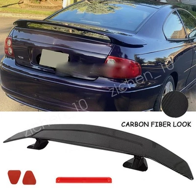 46" Carbon Fiber Look Rear Trunk Spoiler GT Style Wing For Pontiac GTO 2004-2006 - Imagem 1 de 4