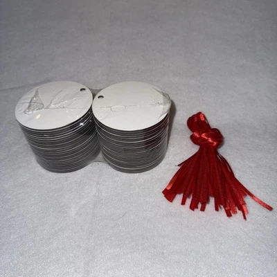 50 Piezas Adorno de Sublimación en Blanco 2.75 Redondo Adornos de Sublimación en Blanco Foto 1 de 4
