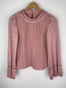 Vintage 70er Jahre Bluse Jonathan Logan Gr. Small Union Made (siehe Fehler Handgelenk - Bild 1 von 14