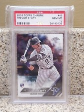2016 Topps Chrome Trevor Story #45 PSA GEM MINT 10 Colorado Rockies Red Sox