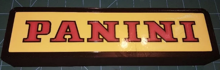 Panini Logo LED Light Box Display – Panini Sports Cards - Image 1 of 2