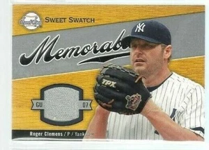 2007 Sweet Spot Sweet Swatch Memorabilia #SWRO Roger Clemens (ref 90190) - Picture 1 of 1