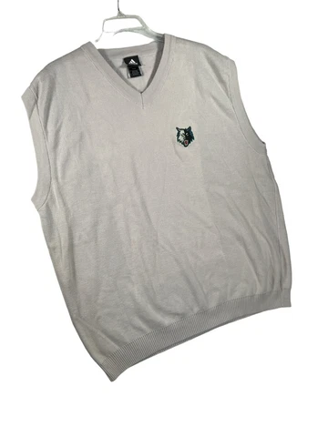 Vintage NBA Basketball Minnesota Timberwolves Sweater  Vest Size XXL Adidas Cover