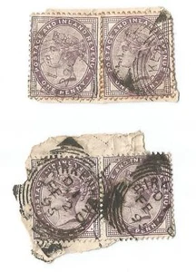 1d Flieder - SG172 x 4 - Birkenhead Stempel 1894 & 1895 - gebraucht ss - Bild 1 von 1