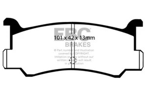 Pastillas de freno traseras EBC Ultimax para Daihatsu Charade 1.3 (G200) (93 > 96) - Imagen 1 de 1