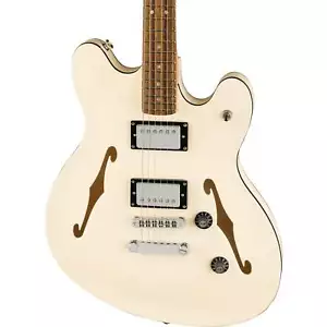 Squier Affinity Series Starcaster Deluxe Semi-Hollowbody - Olympic White - Picture 1 of 5