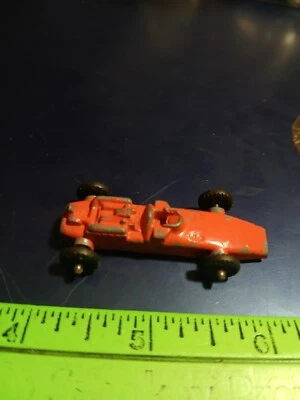 Vintage Midge Toy Orange Race Car Vehicle (24-1936) - Image 1 of 4