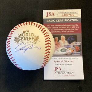 Allen Craig Signed 2011 World Series Baseball Autographed Cardinals - JSA COA