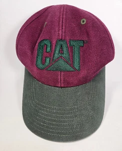 Cat Caterpillar Trucker Ball Cap Hat Adjustable Snap Back - Picture 1 of 4