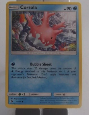 103PK27 - Corsola - 27/70 - Dragon Majesty - Common - NM - Image 1 of 2