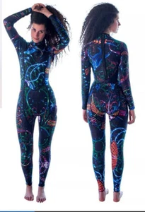 Hisea 3mm Neoprenanzug Damen Tauchanzug Neopren Neoprenanzug Surfen Digitaldruck - Bild 1 von 9