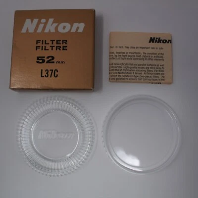 Nikon 52mm L37C UV Filter Original Case Box Instructions (NO FILTER) - Image 1 of 3