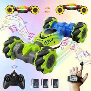 4WD RC Car Toy 2.4G Remote Control w/ Watch Gesture Sensor Stunt Drift Kids - Picture 1 of 13
