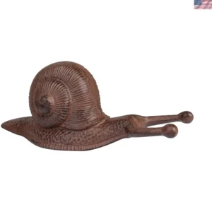 Rustic Snail Boot Pull in Durable Cast Iron - Perfect for Indoor & Outdoor Use - Picture 1 of 2